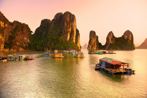 Halong Bay, Vietnam. Unesco World Heritage Site.