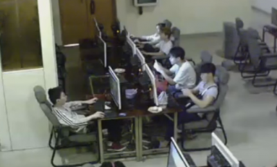 ネットカフェで感電死の瞬間＜監視カメラ映像＞異常事態にも無関心な中国の若者たち