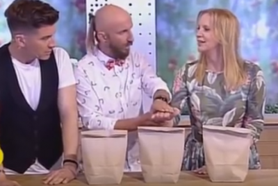 生放送でマジシャンが大失敗 ※閲覧注意※ 女性に釘が刺さる放送事故