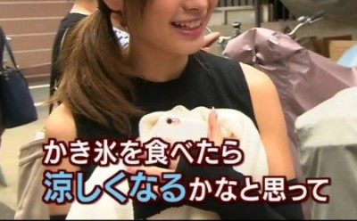 街中で偶然テレビ取材を受けたセクシー女優が可愛すぎると話題に