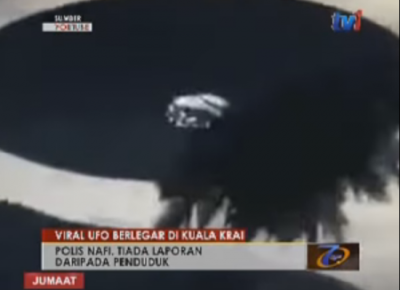 マレーシアに本物っぽい巨大ＵＦＯが出現 ※動画と画像あり※