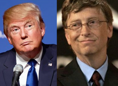 最新アメリカ長者番付 ビル・ゲイツとドナルド・トランプの差…米誌フォーブス発表