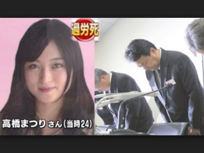 【朗報】電通この五日間の株価… 女性社員自殺過労死認定