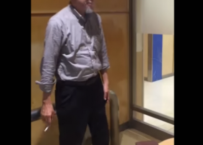 通りすがりの超能力者が話題＜動画とGIF＞スーパーの喫煙所にいた謎のおじさんがヤバいｗｗｗｗｗ