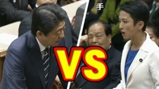安倍総理と蓮舫代表の党首ブーメラン討論を的確に描いた風刺画が話題→ 画像