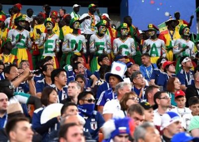 日本とセネガルのサポーターが試合後にアニメ「ワンピース」の主題歌を大合唱･･･世界から感動の声