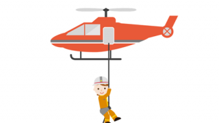 【悲報】ヘリで救助された74歳の女性、空中で超高速回転してしまう