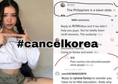 ◆そして嫌韓へ◆フィリピンで韓国への怒りが爆発『#cancelkorea』がトレンド1位に