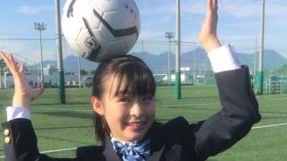森七菜ちゃん「リフティング100回やります！！！」 →GIF画像