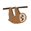 【酷い…】ナマケモノさん、お猿さんにご飯を取られて咽び泣く