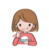 【画像】この体型の女が食う飯の量がこちらwww