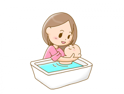 【練習】『赤ちゃんのお風呂の入れ方』【動画】