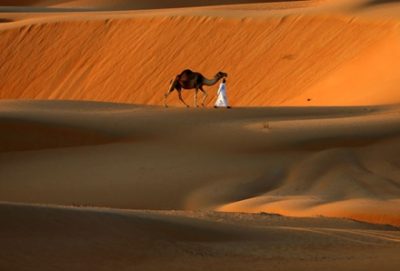 【動画】「これが砂漠の危険な流砂です。では飛び込んでみましょう。」