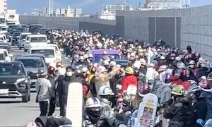 【動画】近畿道の暴走族ヤバすぎワロタ。そこ高速道路やぞｗｗｗｗｗ