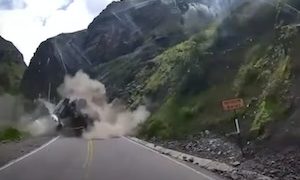 過去最恐。ペルーで起きた落石事故の映像が怖いってもんじゃない(((ﾟДﾟ)))