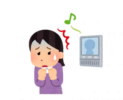 『インターホン　怖い』