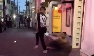 【動画】日本人ラッパーさん沖縄でボッコボコにされてしまう。