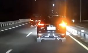 【動画】あほみたいな運転をしていた車が盛大に事故るドラレコ。