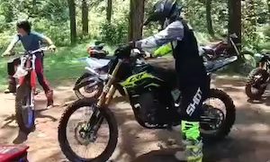 【動画】斜面に挑んだCRF150乗り、勢い余って間抜けな事にｗｗｗ