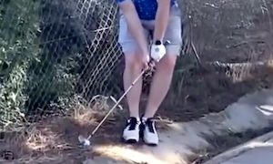 【動画】このゴルファー笑ったｗｗｗｗｗｗ3回見てもワロタｗｗｗ