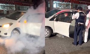 【千葉】事故を起こしたおばあちゃん、警察が到着してもアクセル全開に(ﾟoﾟ)