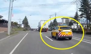 【動画】北海道で道路パトロールカーが危険な運転をしてしまう(´･_･`)