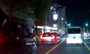 【動画】頭おかしい(´･_･`)群馬で無茶苦茶な運転をする車が目撃される。