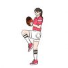 【画像】美人さん、大股おっ広げで全力投球！！