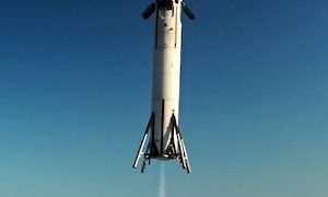 【動画】ホンダロケット、垂直離着陸に成功する。