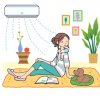 【節電定期】効率よくエアコン（冷房）を効かせる有能アイデア ⇒