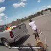 【射殺注意】追い詰められた強盗犯、警察犬に銃を向けた瞬間【動画像】