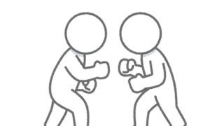 【悲報】チー牛さんの喧嘩、何発殴っても倒せない…【動画】