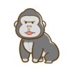 【動画】ゴリラ🦍、回転しながら移動する
