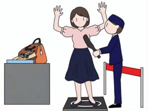 【動画】白人女性さん、空港で「性器の中まで検査する」と言われ全裸発狂wwwwwwwww
